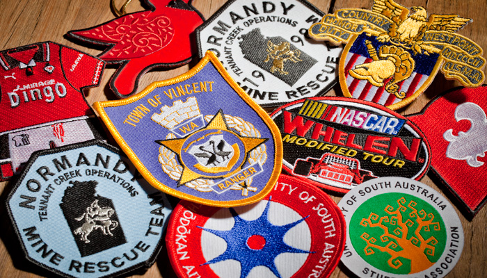 Embroidered Cotton Badges
